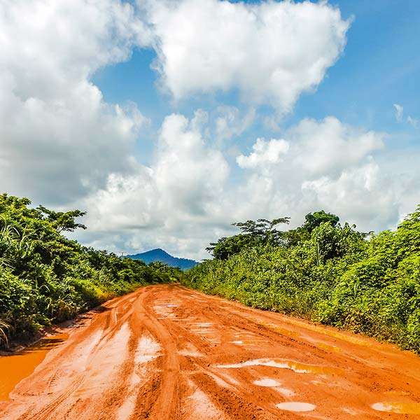 Krajobraz na Wybrzeżu Kości Słoniowej puzzle online