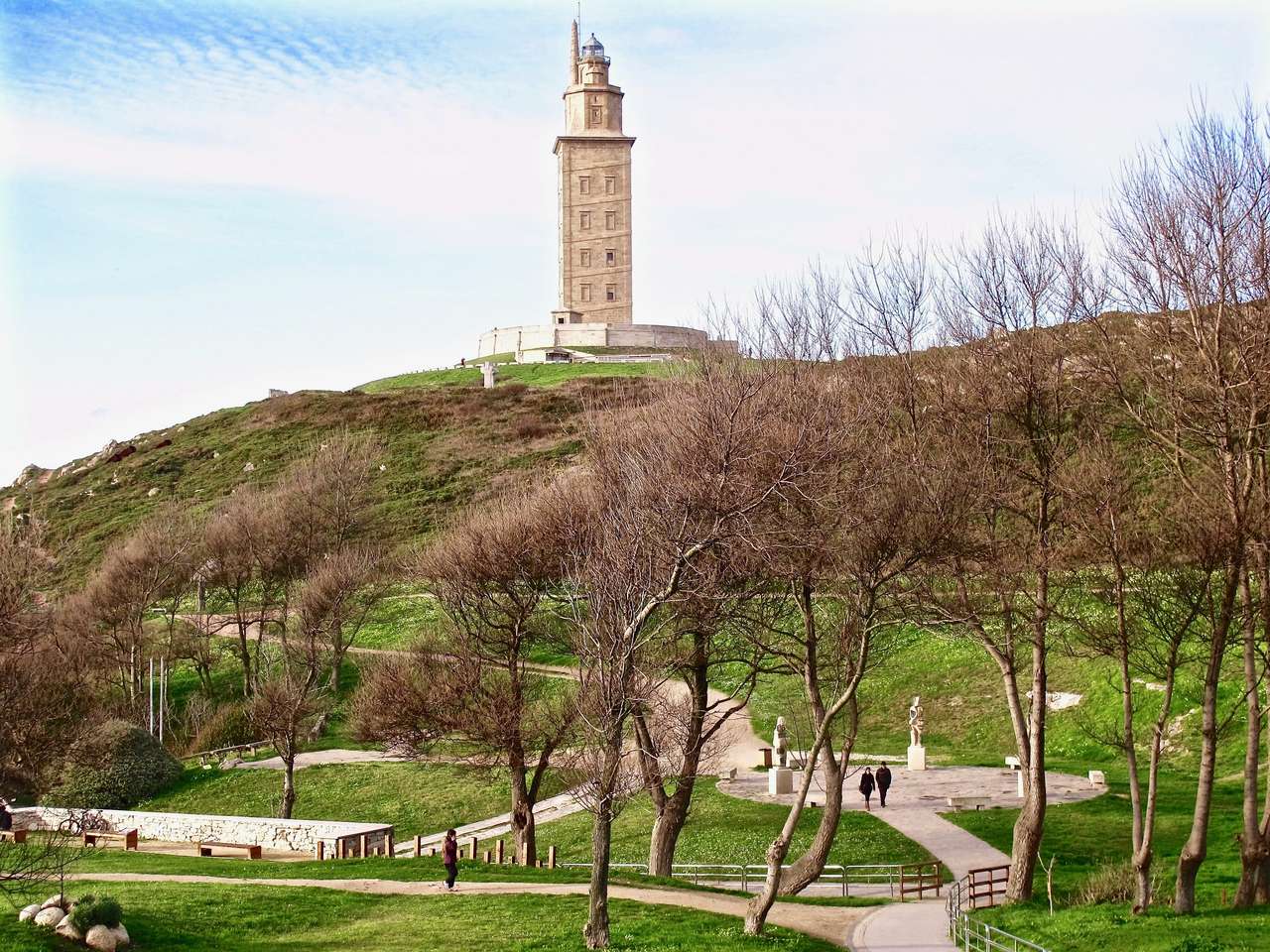 Wieża Herkulesa. La Coruña, Hiszpania puzzle online