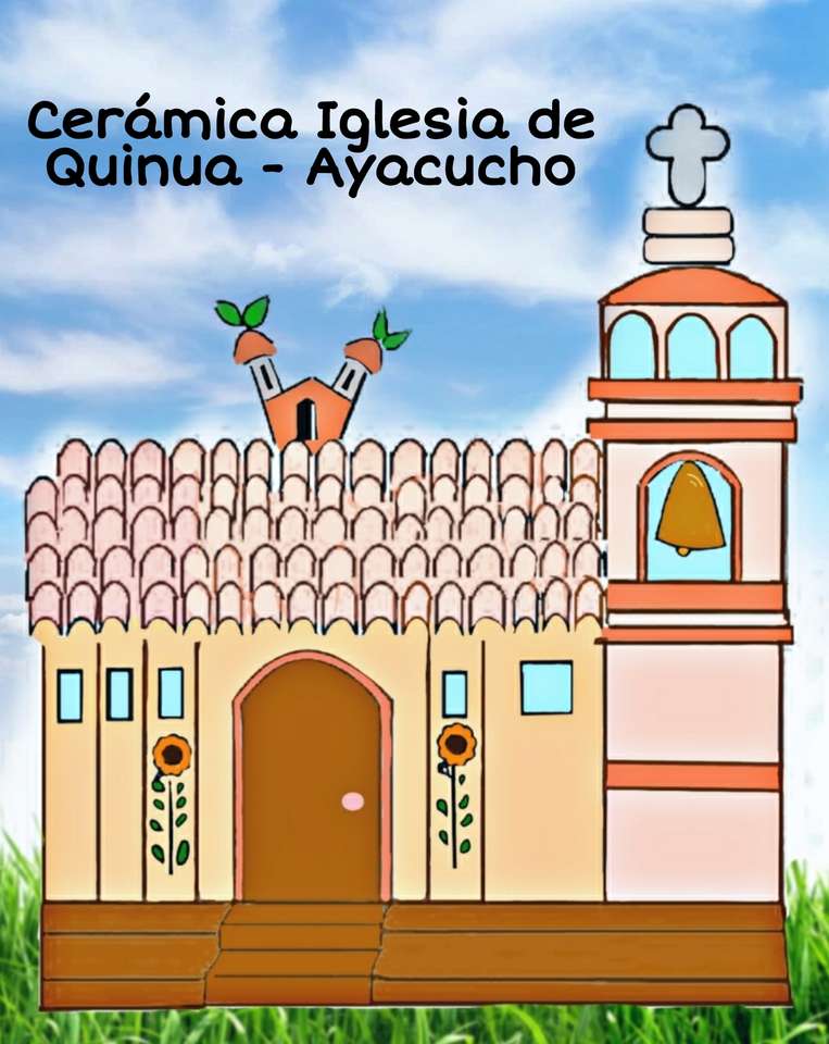 Ceramika Kościół Quinua - Ayacucho puzzle online