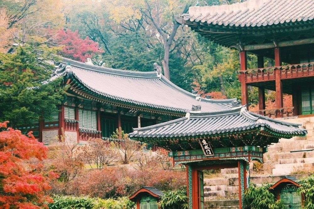 Koreańska świątynia puzzle online