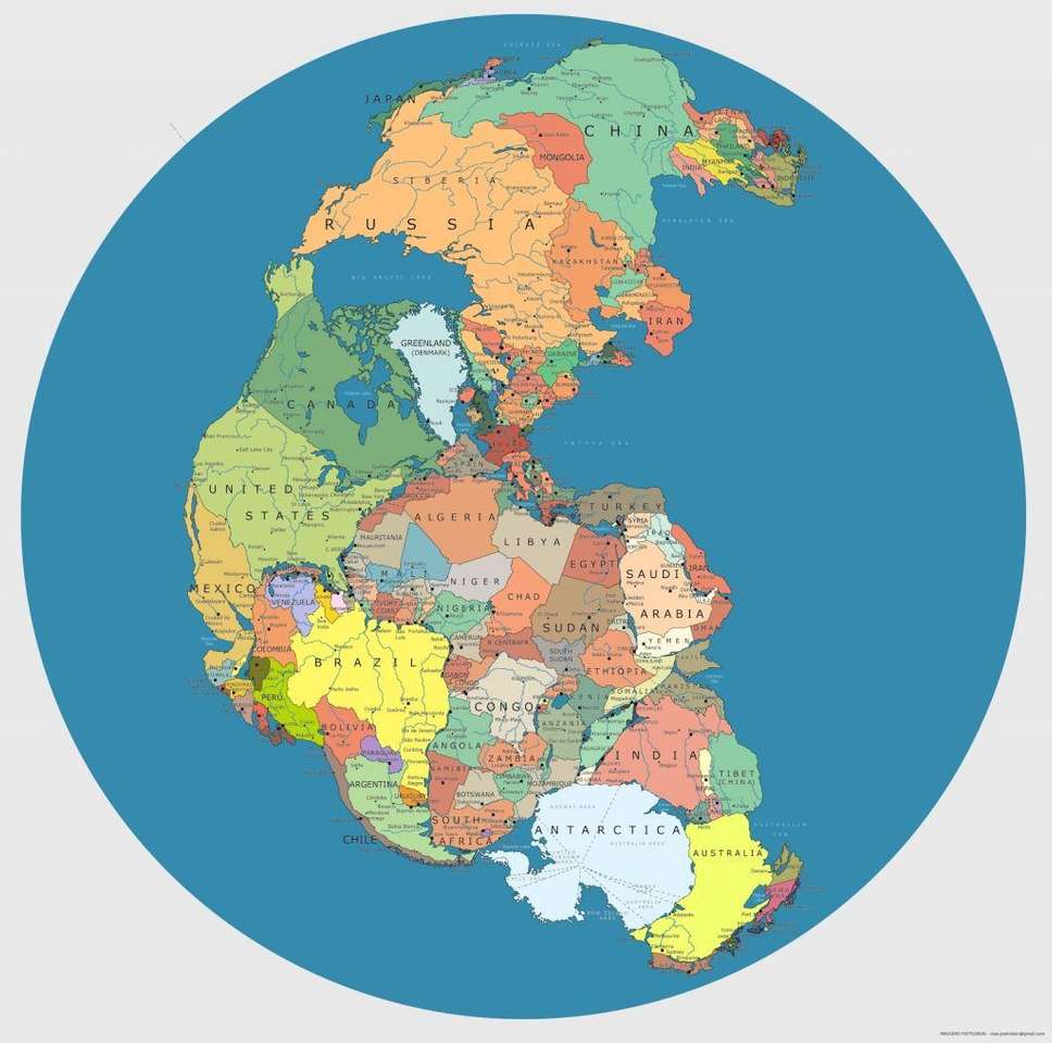 Pangea i Talerze puzzle online