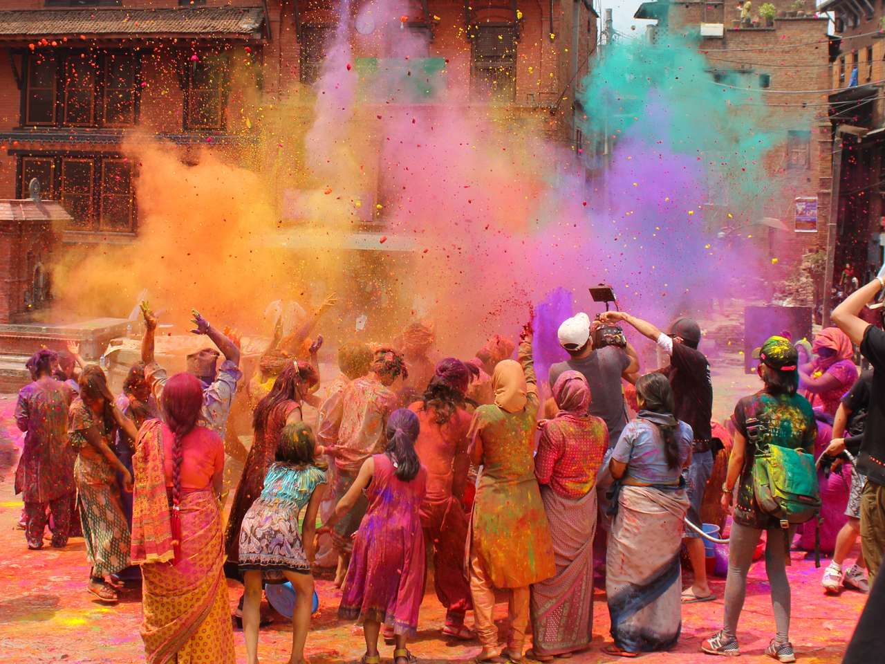 Święto Holi w Indiach puzzle online