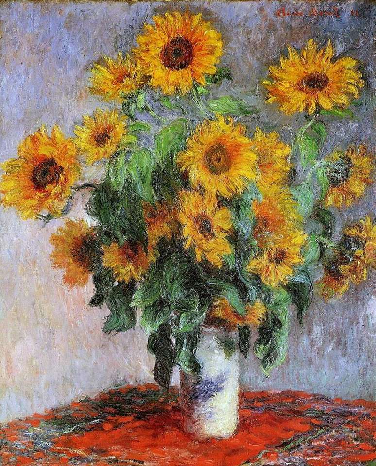 Słonecznik - Claude Monet puzzle online