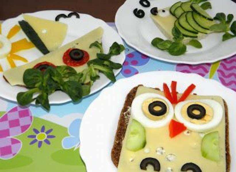 Fantazyjne kanapki dla dzieci puzzle online
