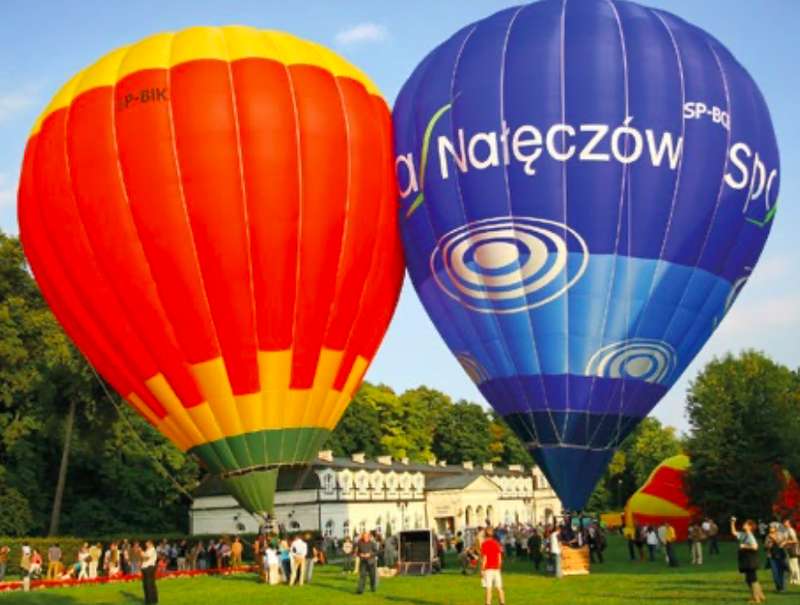 Zawody balonowe w Nałęczowie puzzle online