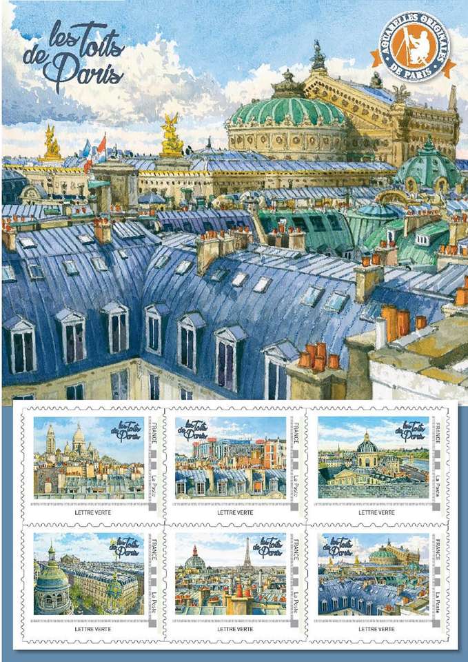 Dachy Paryża (poprawione) puzzle online