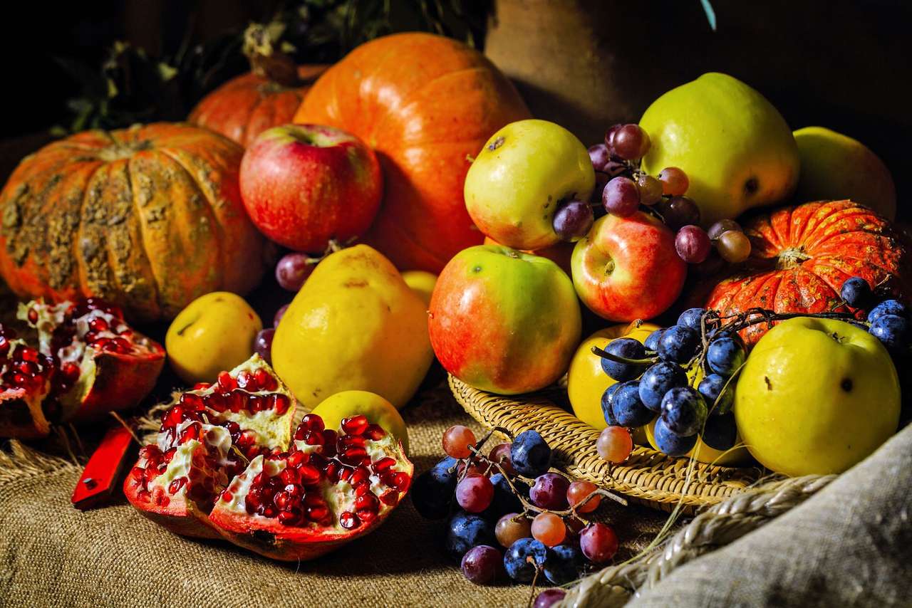 frutas de outono quebra-cabeça