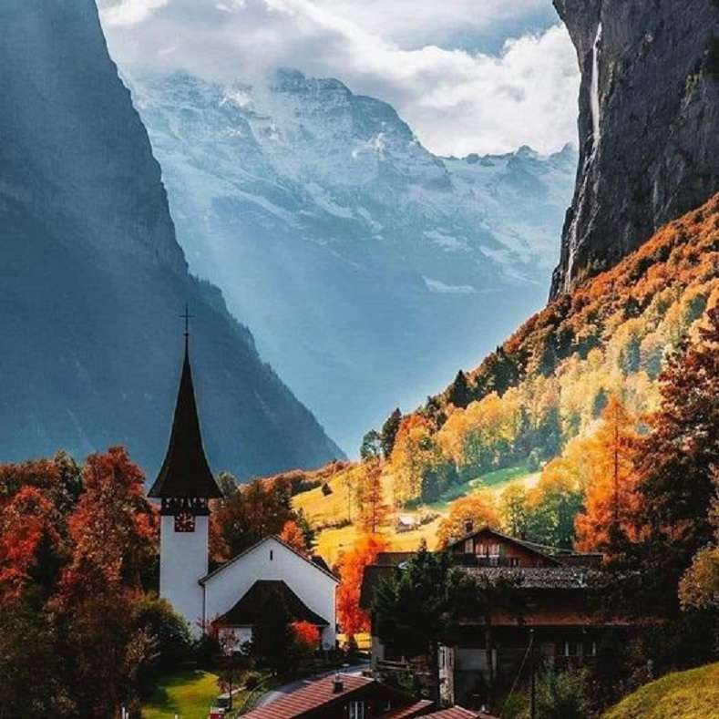 Szwajcaria jesienią. puzzle online