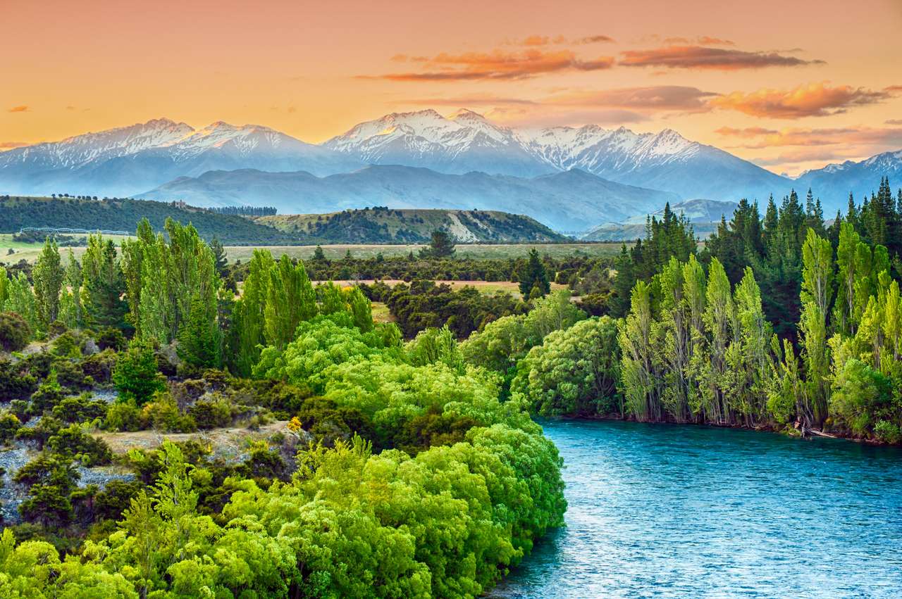 Rzeka Clutha, Nowa Zelandia puzzle online