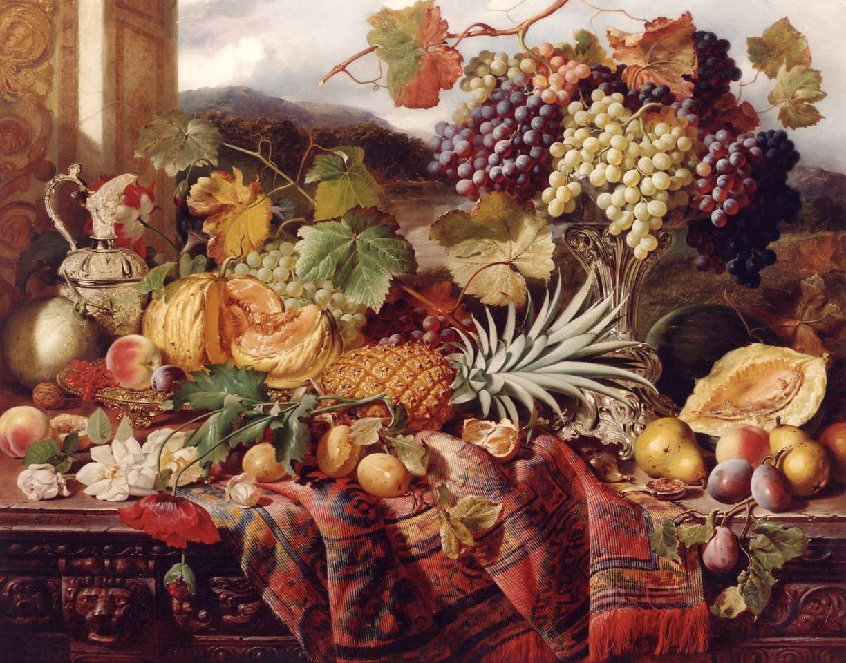 malowanie owoców puzzle online