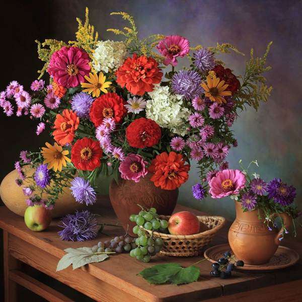 malowanie kwiatów puzzle online