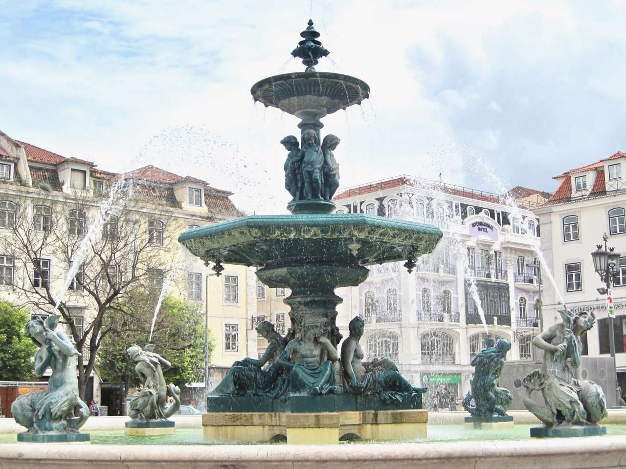 Praça do Rossio, Lizbona puzzle online