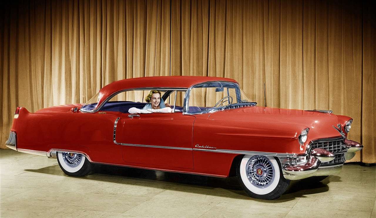 1955 Cadillac Sixty-Dwa Coupe De Ville puzzle online