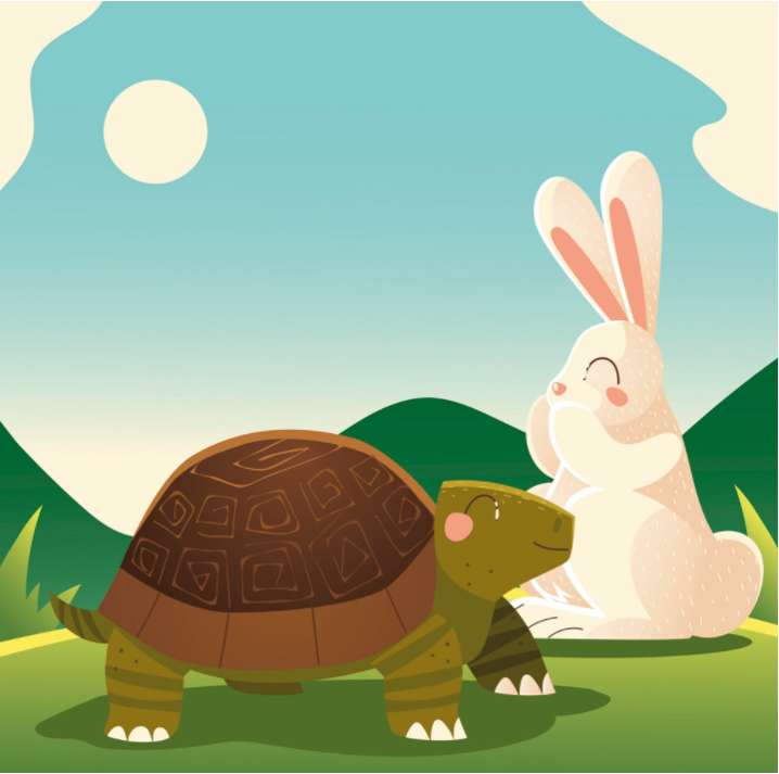 Rùa và Thỏ puzzle online