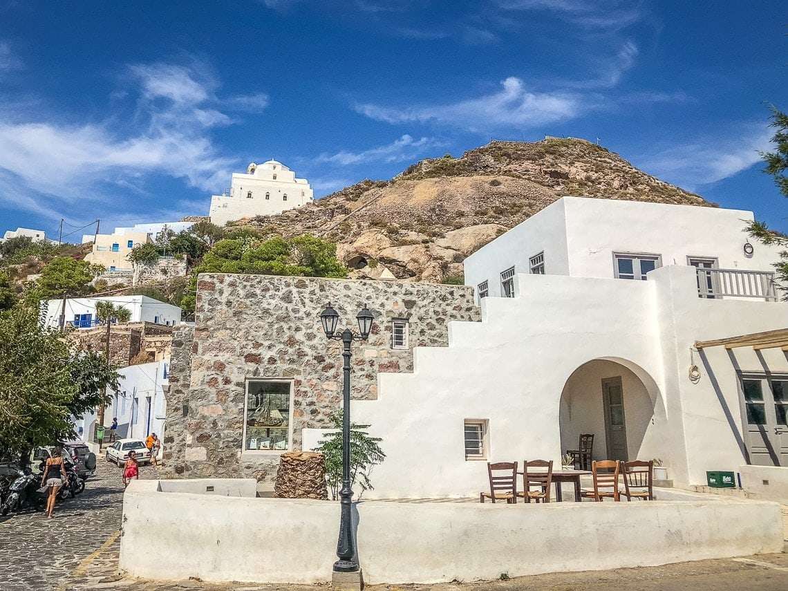 Miasto Plaka na wyspie Milos w Grecji puzzle online