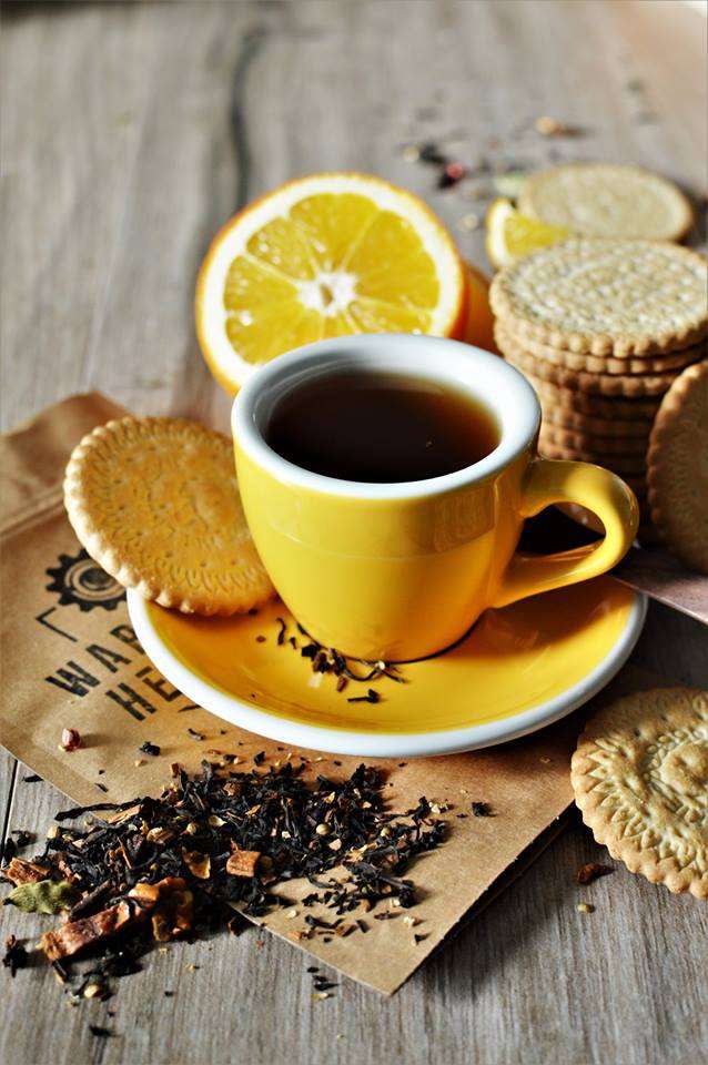 Pomarańczowe ciasteczka do herbaty puzzle online