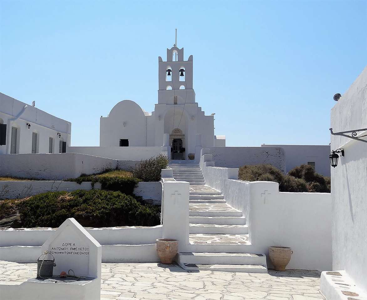 Grecka wyspa Klasztor Sifnos puzzle online