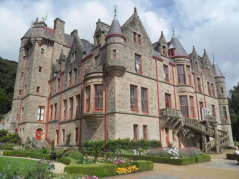 Zamek w Belfaście w Irlandii Północnej puzzle online