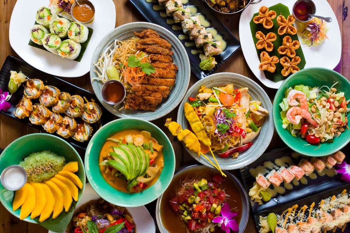 Tajskie jedzenie i sushi? puzzle online
