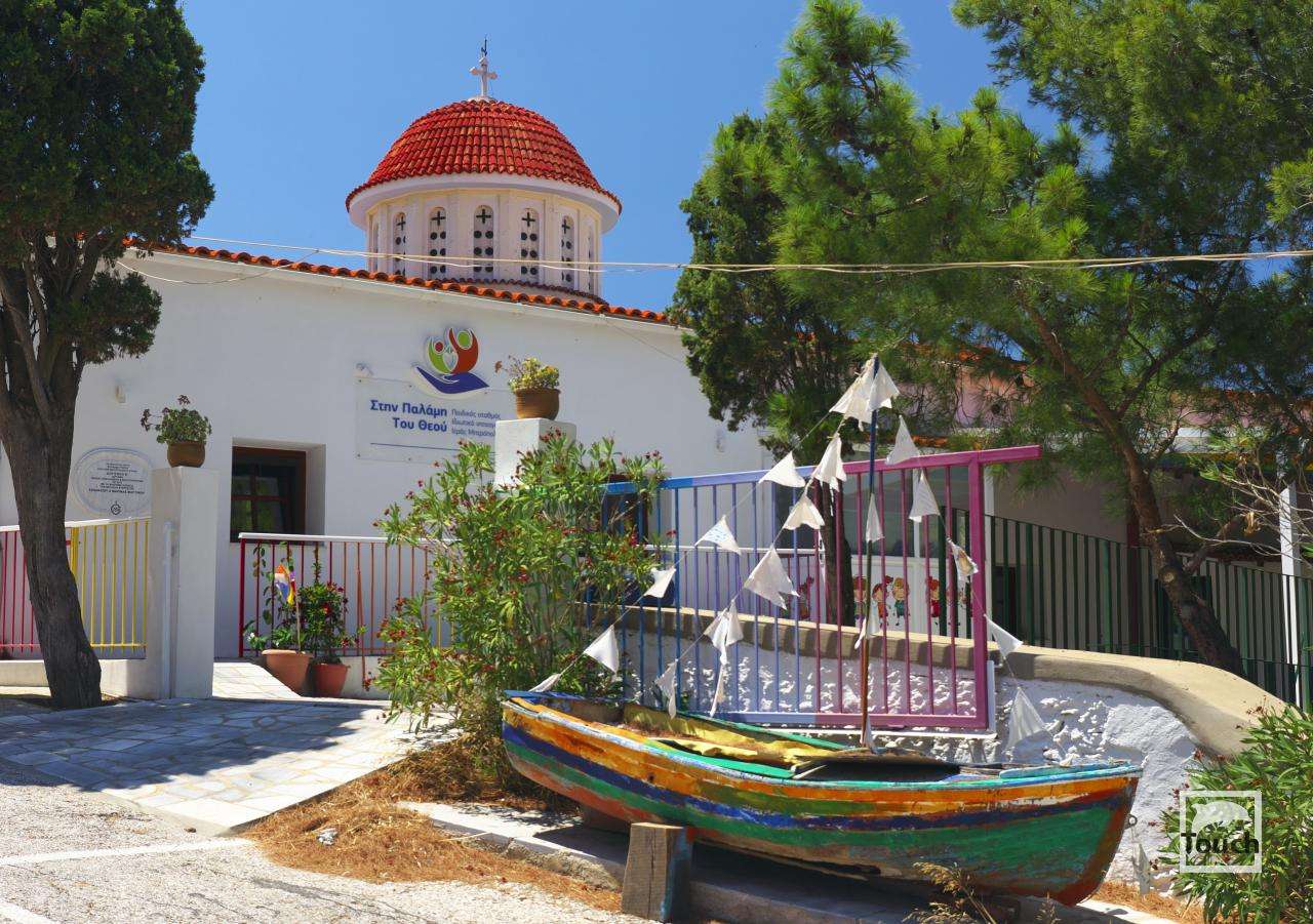 Grecka wyspa Kościół Syros puzzle online
