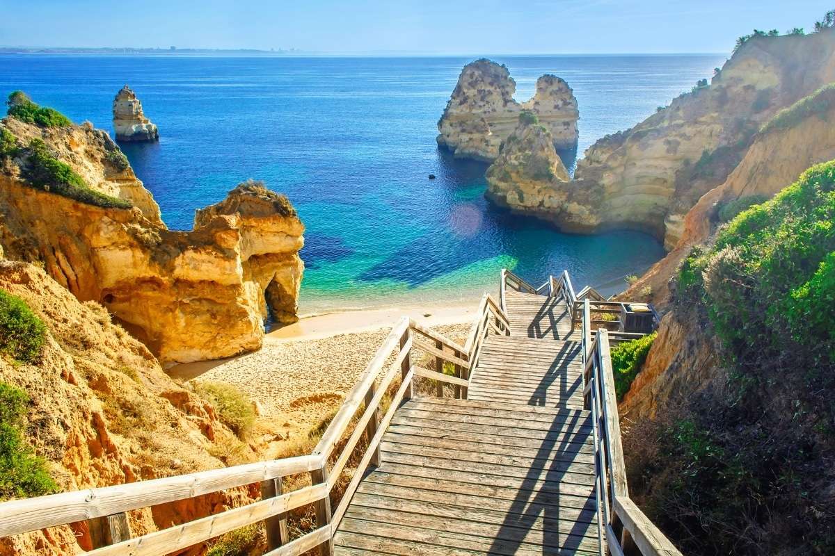 Region Algarve w Portugalii o cudownym wybrzeżu puzzle online
