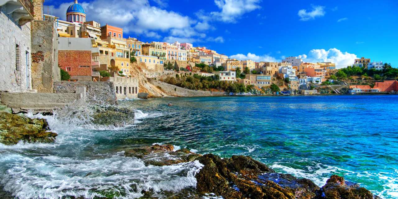 Grecka wyspa Syros Ermoupolis puzzle online