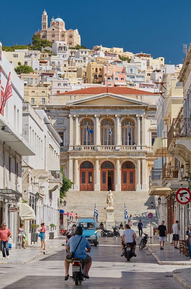 Grecka wyspa Syros Ano-Ermoupolis puzzle online