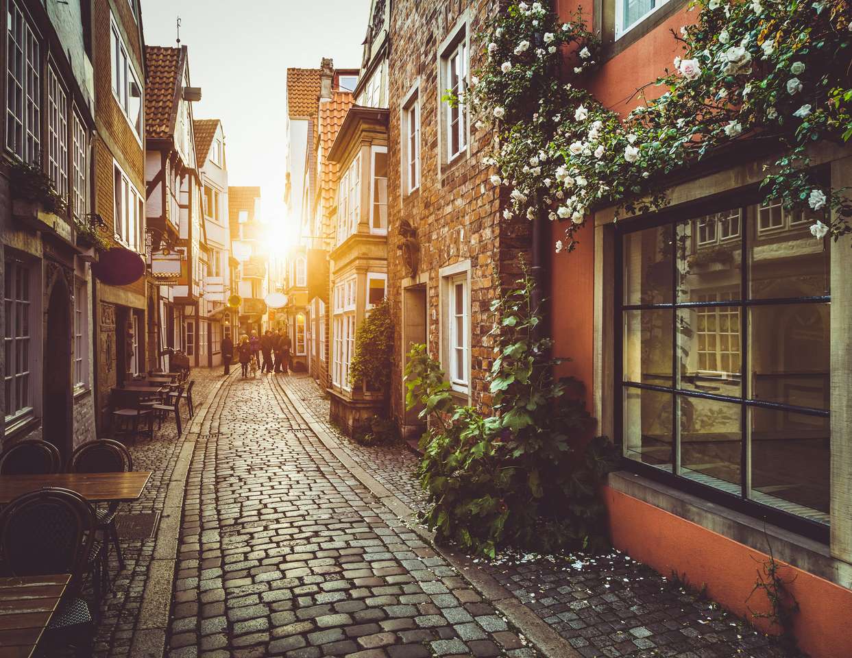 Piękny widok na stare miasto w Europie? puzzle online
