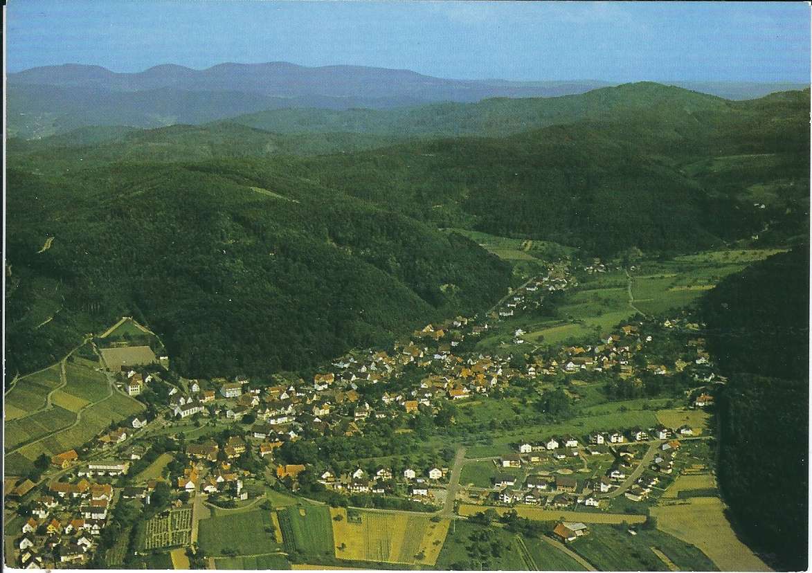 Panoramiczny widok na Diersburg puzzle online
