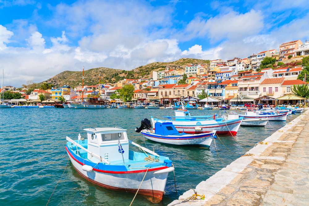 Samos- grecka wyspa na u wybrzeży Azji Mniejszej puzzle online
