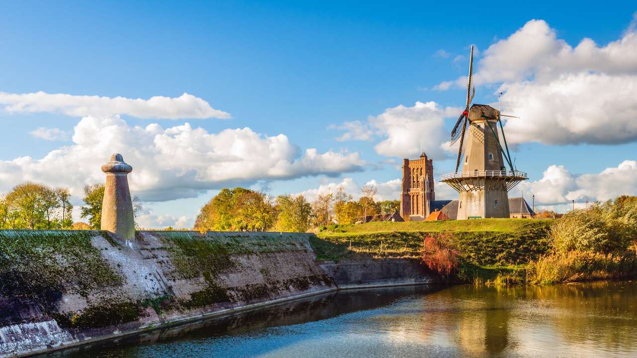Holenderskie miasto-twierdza Woudrichem puzzle online