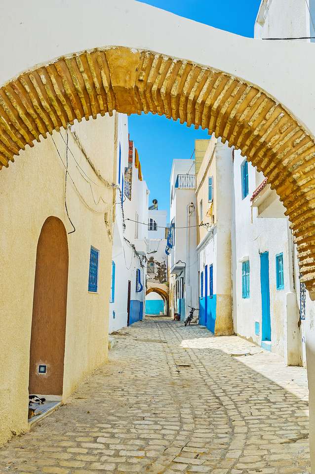 Stara ulica w Bizerte Medina puzzle online
