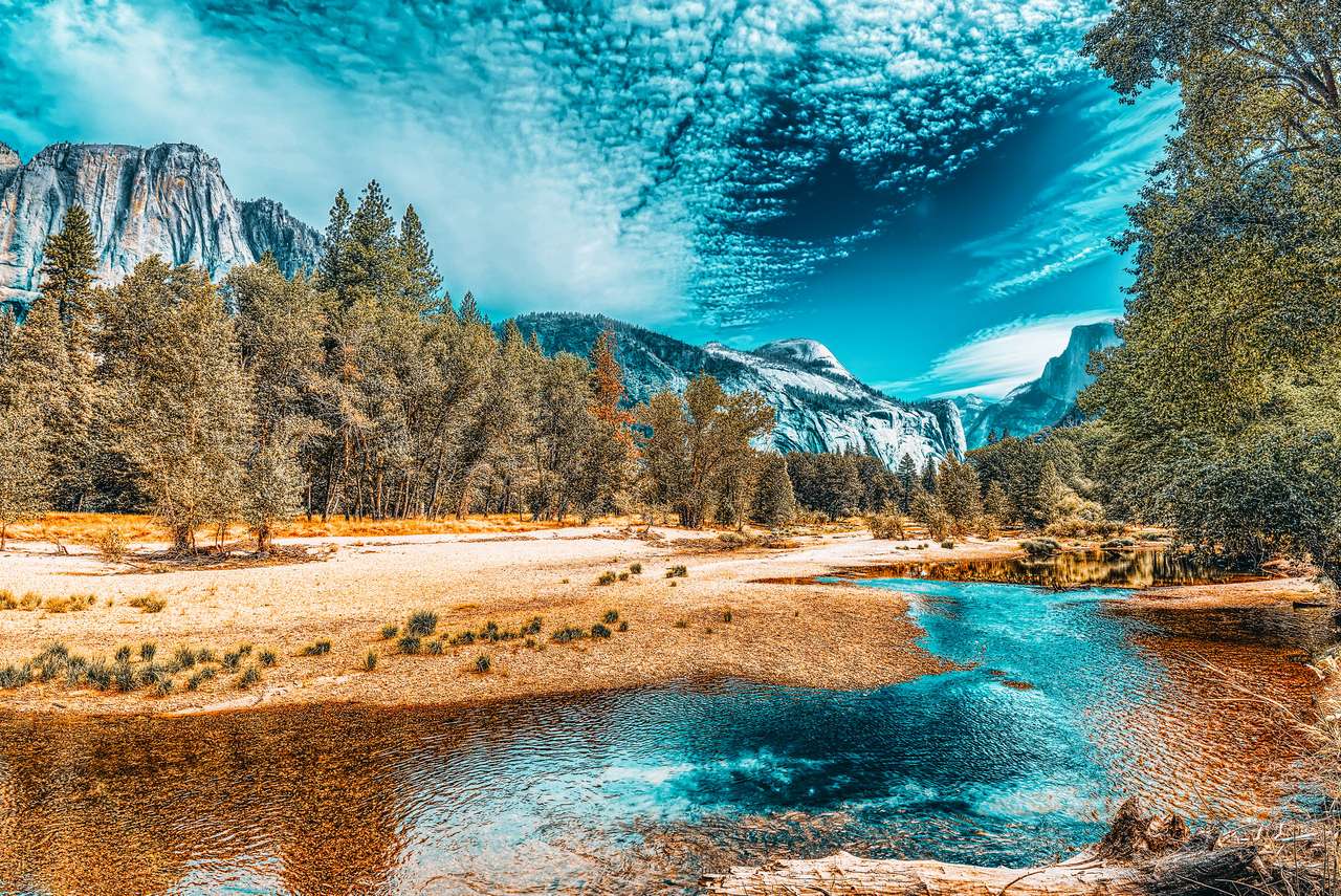 Yosemite Valley - amerikansk nationalpark pussel