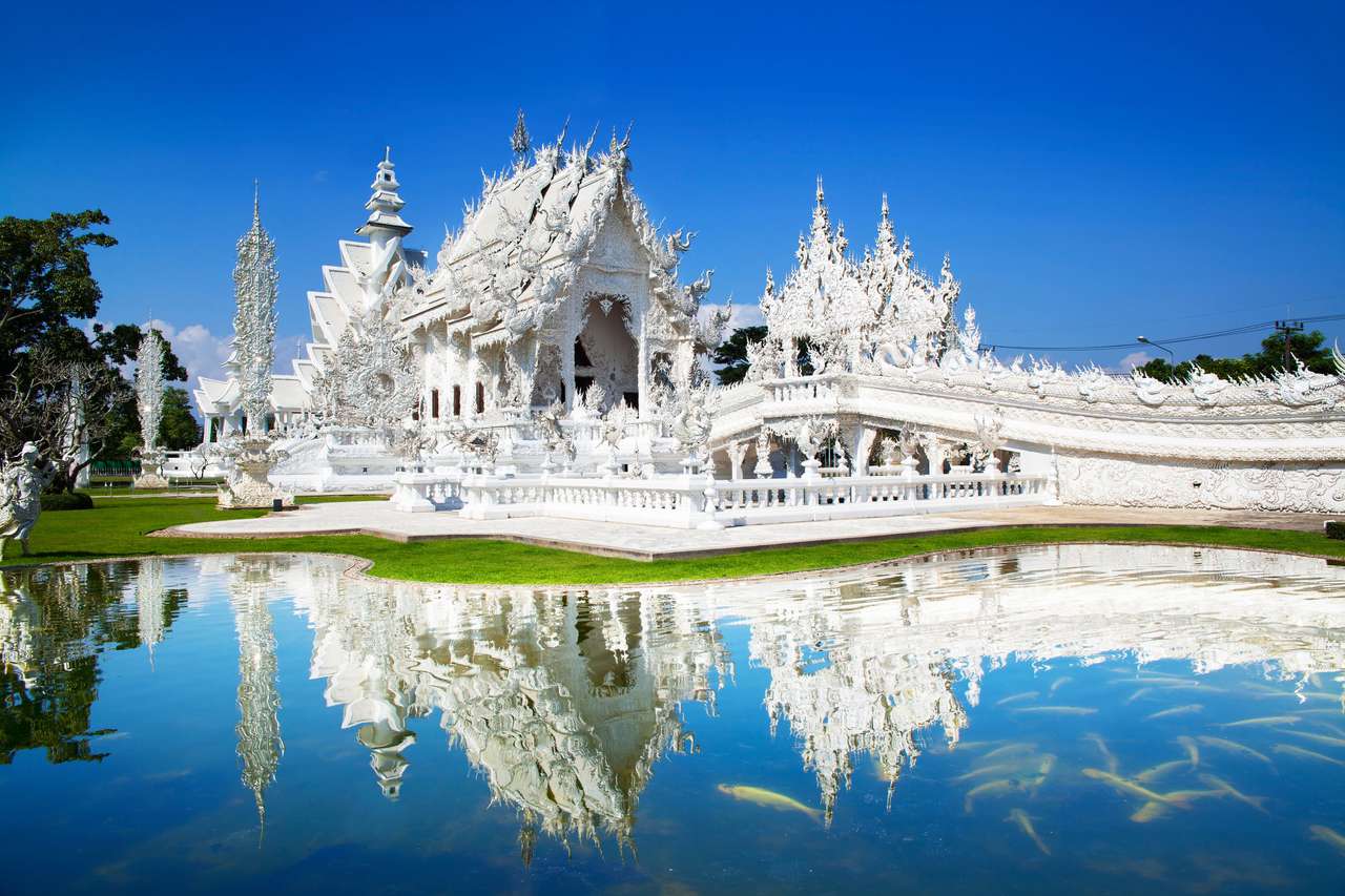 Wat Rong Khun vagy Fehér Templom kirakós játék