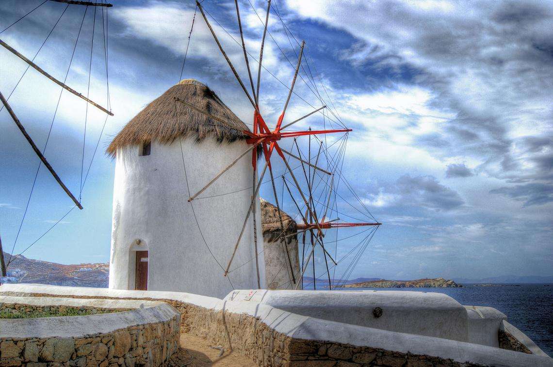 Grecka wyspa Mykonos puzzle online