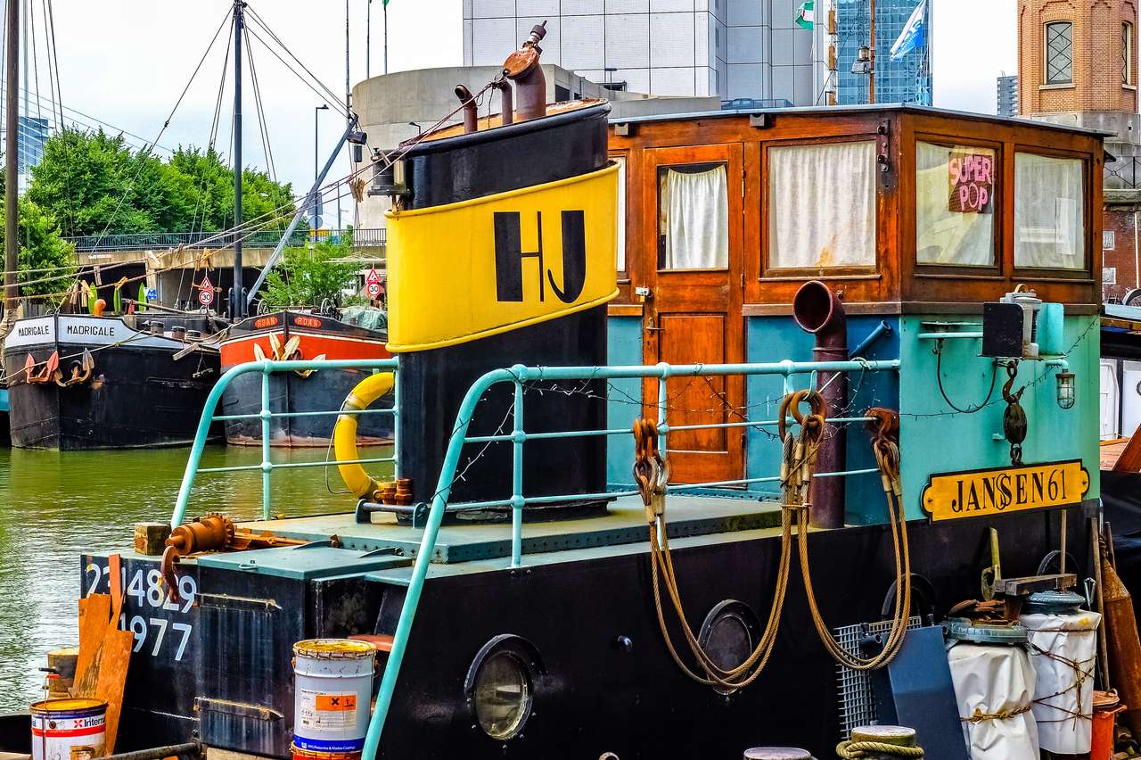 Barka mieszkalna - Rotterdam puzzle online