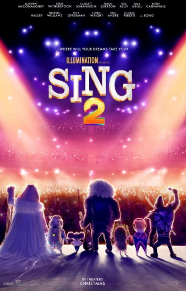 Nowy plakat filmowy Sing 2 puzzle online