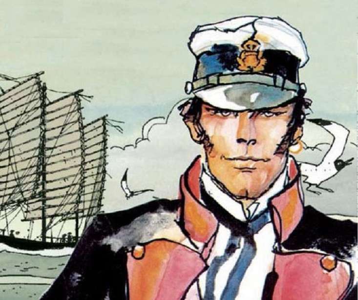 Żądny przygód żeglarz Corto Maltese autorstwa Hugo Pratt puzzle online