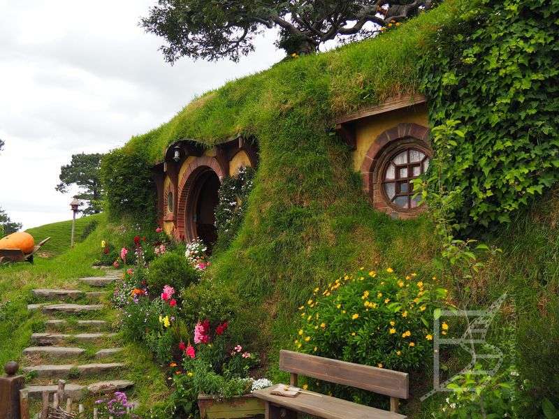 Hobbiton w Nowej Zelandii puzzle online