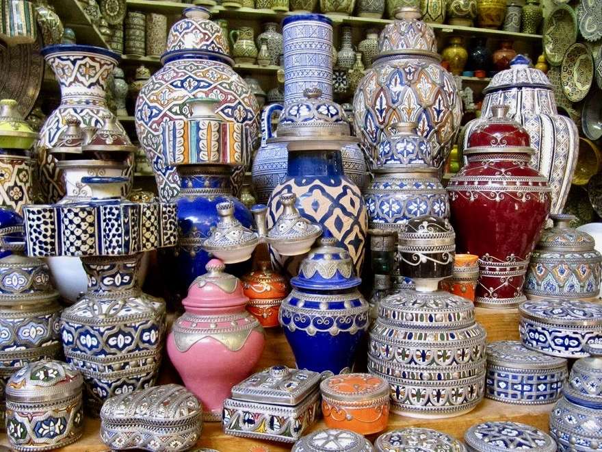 Typowe rzemiosło marokańskie puzzle online