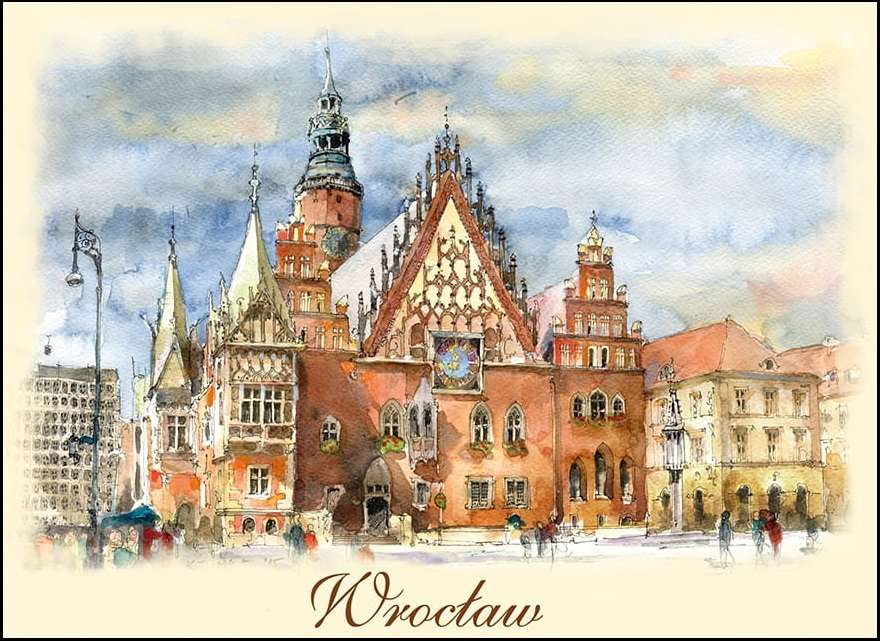 Vratislavia (Wrocław): ratusz - Polska puzzle online