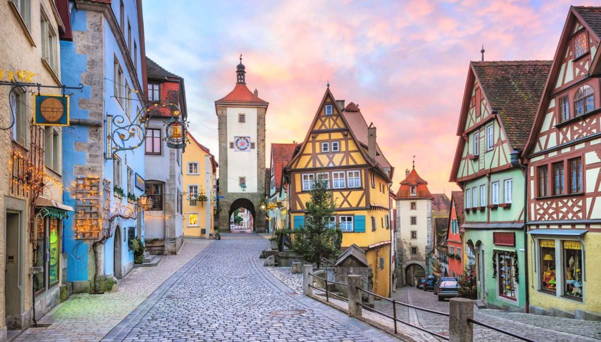 Miasto Quedlinburg- zamek i stare miasto puzzle online