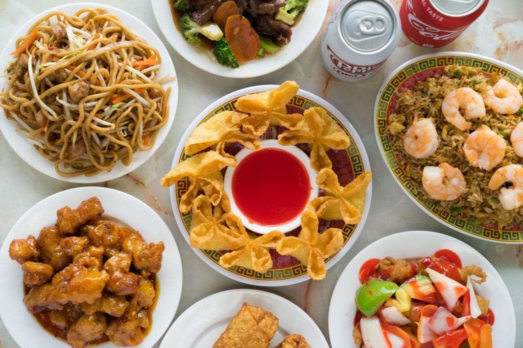 Chińskie jedzenie na wynos puzzle online