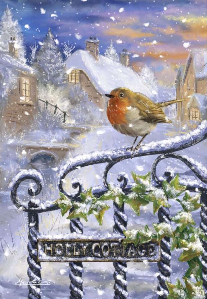 Boże Narodzenie Robin puzzle online