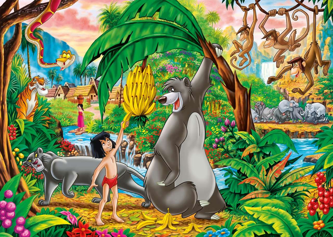 Księga dżungli puzzle online