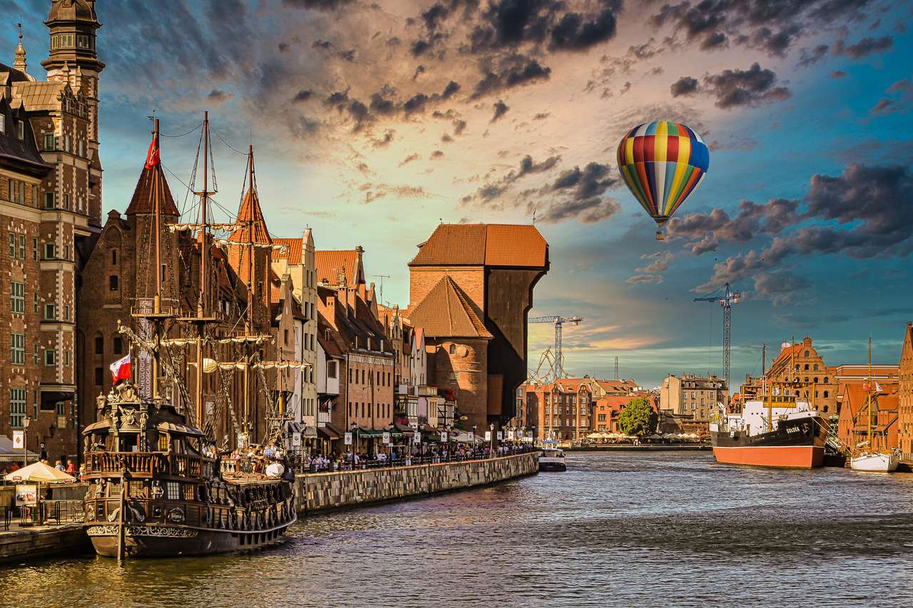 Historic city of Gdansk, a pearl of historic Polish architecture jigsaw puzzle