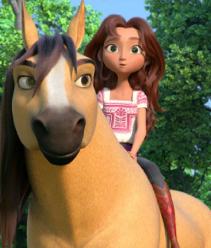 Dziewczyna i koń puzzle online