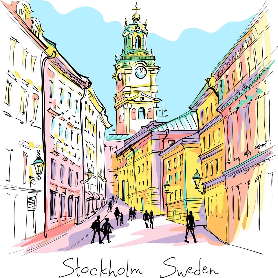 Kościół św. Mikołaja w Sztokholmie puzzle online