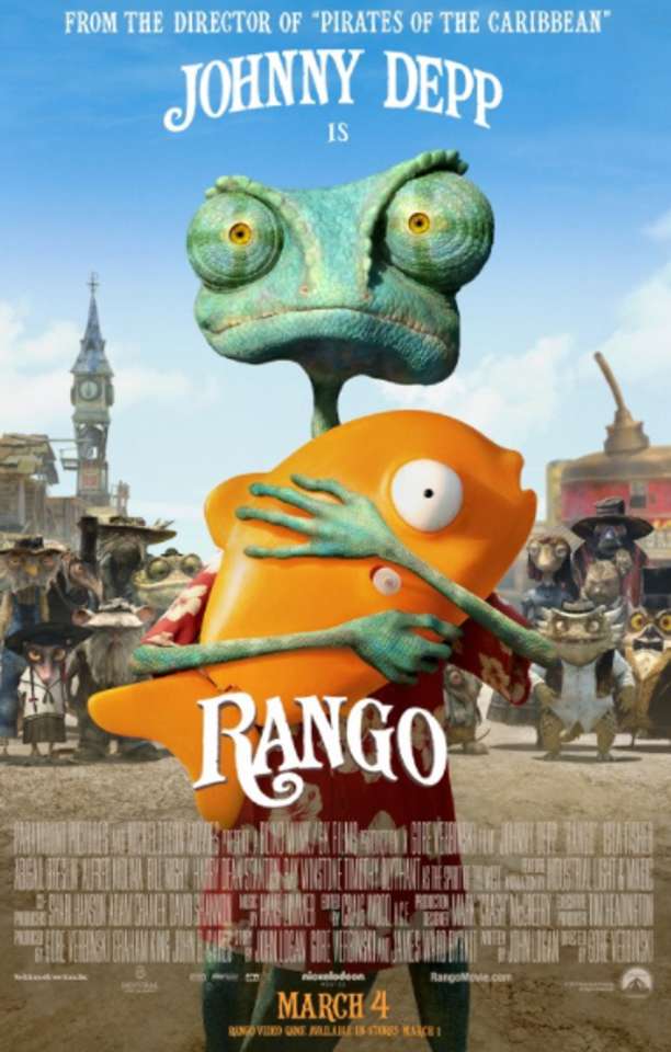 Plakat filmowy Rango 2011 puzzle online