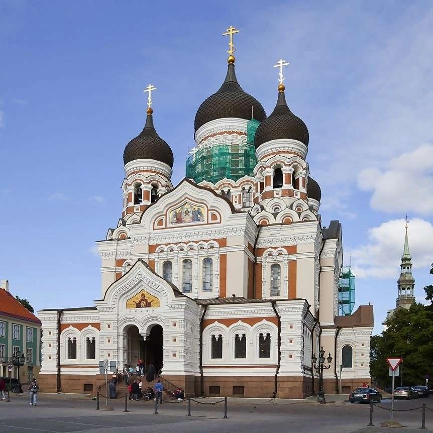 O catedrală grozavă în inima Tallinnului puzzle